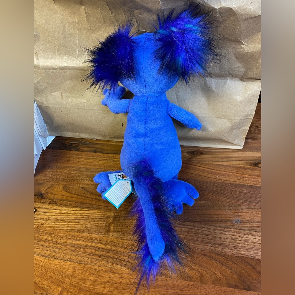 NEW Jellycat Andie Axolotl Blue Medium Plush Stuffed Animal Retired NWT - Picture 4 of 6